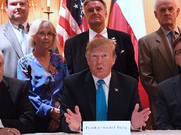 Donald Trump rompió con décadas de tradición al no hacer públicas sus declaraciones de forma voluntaria. AFP/J. Watson