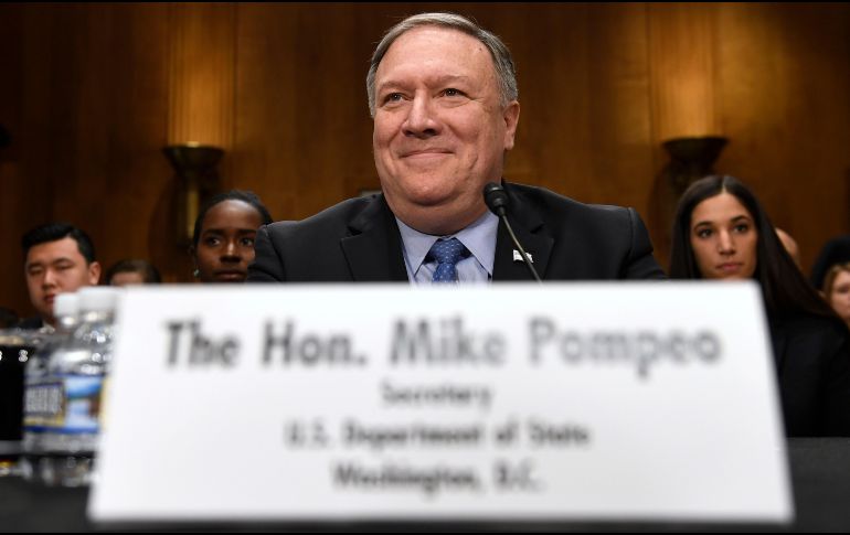 Pompeo considera que hay un alto riesgo de que se eleve la alerta terrorista y el tráfico de drogas mientras Maduro no renuncie. AP/S. Walsh
