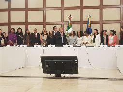 El gobernador Enrique Alfaro, detalló que, en el tema de violencia contra las mujeres, el Gobierno del Estado “está avanzando paso a paso”. EL INFORMADOR / Y. Mora