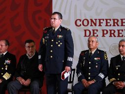 En la imagen, el nuevo comandante de la Guardia Nacional, Luis Rodríguez (centro). NTX / F. Estrada