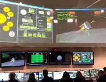 Fotografía cedida este jueves por Israel Aerospace Industries (IAI) que muestra el centro de control de SpaceIL en Yahud (Israel). EFE/Israel Aerospace Industries