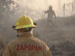 Para combatir el incendio participaron 154 brigadistas. ESPECIAL / Bomberos de Zapopan