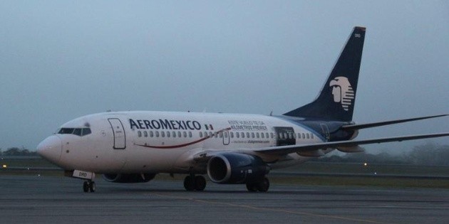Avi&oacute;n de Aerom&eacute;xico sufre incidente en Chihuahua