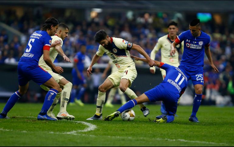 El duelo entre los equipos capitalinos atrae la atención de todos en la fecha 13 del torneo de futbol mexicano. ARCHIVO / IMAGO7