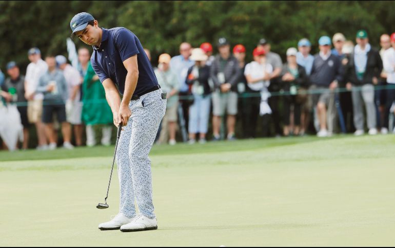 Álvaro Ortiz cumplió con una buena actuación en la segunda ronda, asegurando su participación para lo que resta del fin de semana en Augusta National. EFE