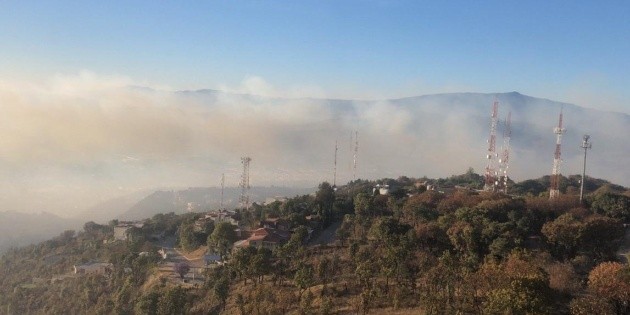 Zonas urbanas, prioridad para contener incendio en Bosque La Primavera