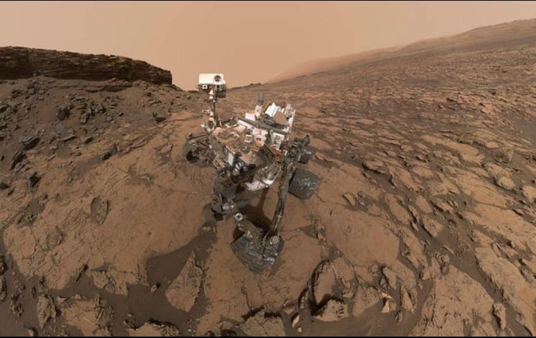 Curiosity perforó un pedazo de lecho de roca en una región llamada 