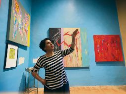 La artista y gestora muestra la galería Arte Insurgente. EL INFORMADOR / F. Atilano