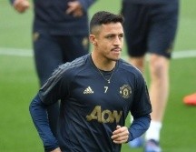 El ténico Ole Gunnar Solskjaer espera que Alexis Sánchez esté feliz con su rendimiento ante el Barcelona. TWITTER / @ManUtd_Es