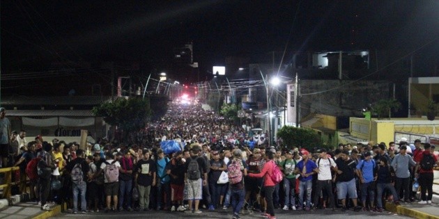 Caravana migrante podr&iacute;a sumar ya m&aacute;s de cinco mil personas