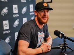 El jugador salió lesionado al final de la temporada 2017-2018. TWITTER / @Eagles