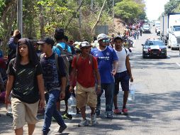 El gobierno de Huixtla aseguró que los viajeros no llegan pacíficamente, como podría esperarse. NTX/A. Espinoza