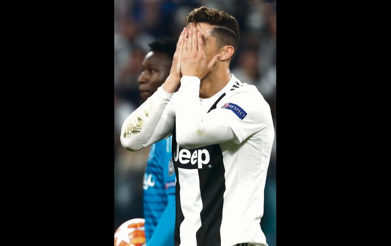 La Juventus dejó en evidencia su sobredependencia a Cristiano Ronaldo. AP