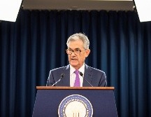 El presidente de la Reserva Federal (Fed), Jerome Powell, ofrece una rueda de prensa tras una reunión del Comité Federal de Mercado Abierto (FOMC), en Washington. EFE/ARCHIVO