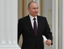 El presidente ruso, Vladímir Putin, asiste a una reunión en el Kremlin este jueves en Moscú. EFE/ A. Nemenov