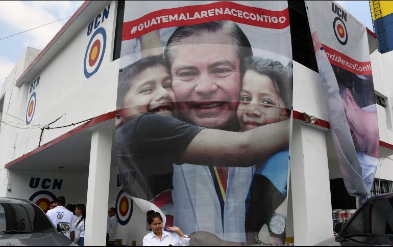 Estrada, de 58 años es candidato del partido Unión del Cambio Nacional. AFP/J. Ordonez