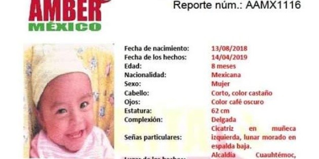 Hallan en Neza a beb&eacute; secuestrada el lunes en el Hospital General