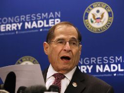 Jerry Nadler dijo en rueda de prensa en Nueva York que el comité que dirige necesita y tiene derecho a acceder a la versión completa del informe. AFP/S. Platt