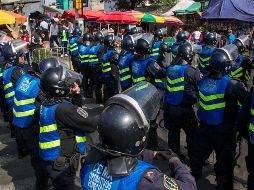 Cientos de policías locales y federales fueron desplegados para garantizar la seguridad de la ciudadanía. NTX/J. Pazos