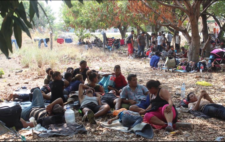 La atención a los migrantes se otorga en coordinación con diferentes instancias del gobierno de Chiapas. NTX/A. Espinoza