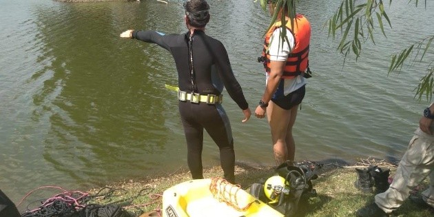 Rescatan el cuerpo de joven ahogado en Zapopan