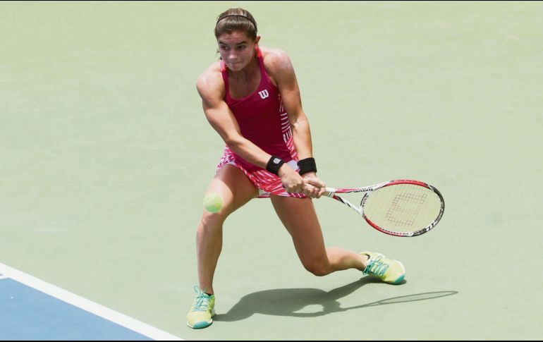 El sábado pasado, Zacarías también ganó el título de dobles, al lado de Victoria Rodríguez. EL INFORMADOR/Archivo