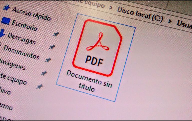 De acuerco con compañías de ciberseguridad, en 2018 se registraron más de 47 mil nuevas amenazas por medio de archivos PDF compartidos por correo electrónico. EL INFORMADOR / ARCHIVO