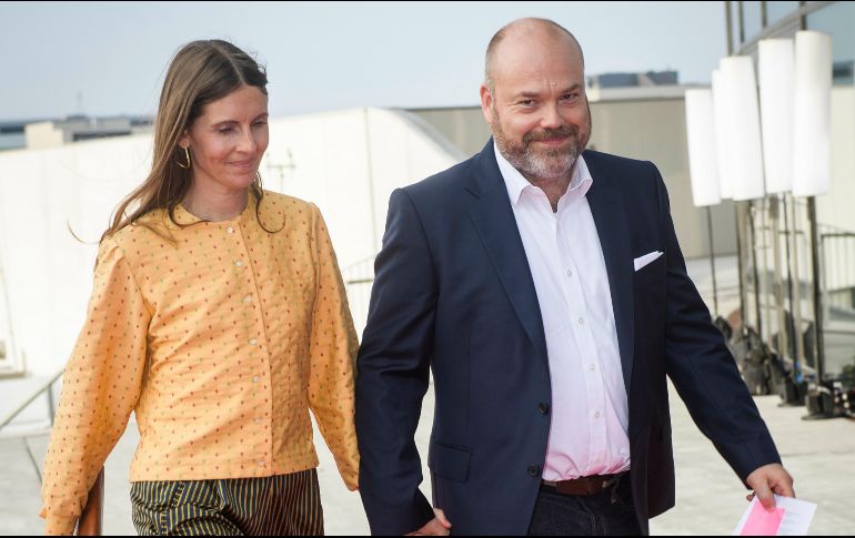 Anders Holch Povlsen con su esposa Anne en una imagen de 2018 en Copenhague. AP/Ritzau Scanpix/ARCHIVO