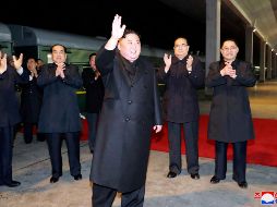 Kim Jong Un suele acudir a sus citas internacionales en países vecinos en un tren especial blindado. AP / Korean Central News Agency/Korea News Service