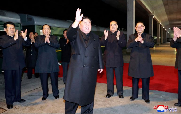 Kim Jong Un suele acudir a sus citas internacionales en países vecinos en un tren especial blindado. AP / Korean Central News Agency/Korea News Service