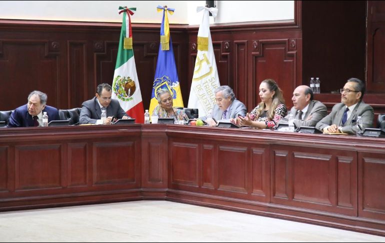 El presidente del STJE, Ricardo Suro Esteves, destacó el trabajo del juzgador Cortesía
