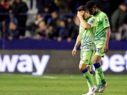 Guardado fue parte del once inicial y jugó todo el partido. EFE/K. Forsterling