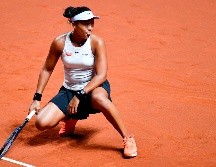 Osaka, ganadora de un Abierto de Australia y un Abierto de Estados Unidos, rompió tres veces en total el servicio de su rival, a la que se enfrentaba por tercera vez este año. AFP / T. Kienzle