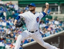 Jon Lester volvió a la lomita tras una lesión en el muslo izquierdo. AFP