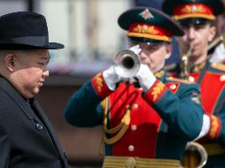 Kim salió en su tren blindado de la estación de la estación ferroviaria de Vladivostok a las 15:30 hora local. AP / A. Khitrov