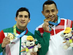 Ambos jovenes sobresalieron por su desempeño en trampolín de tres metros sincronizado. EL INFORMADOR / ARCHIVO