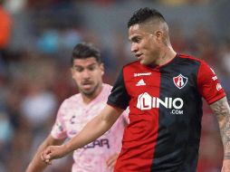 El peruano Anderson Santamaría ha sido de lo rescatable del Atlas en esta campaña, pero tiene enfrente una dura prueba ante la delantera de los Tuzos. MEXSPORT