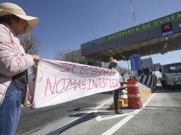 En las últimas semanas se han registrado tomas de casetas en diversas partes del país. SUN / ARCHIVO