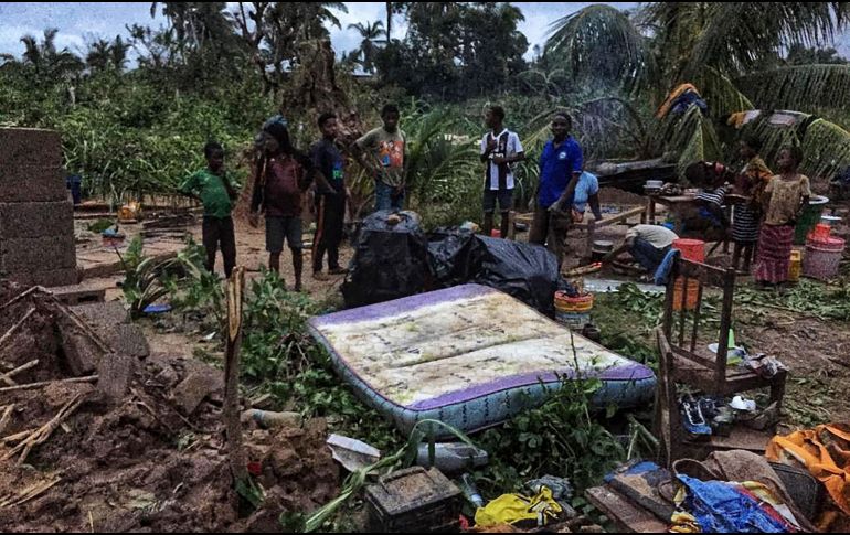 Es la primera vez en la historia que el país africano se ve afectado por dos ciclones en la misma temporada, lo que aviva las preocupaciones sobre el cambio climático. AFP / G. Walton