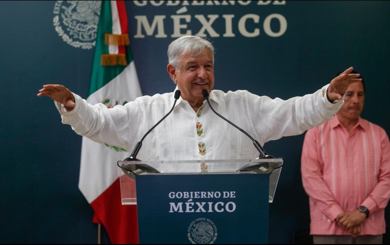 López Obrador aseguró que este es un proyecto de participación mixto, entre el gobierno, la iniciativa privada y el sector social. NTX/J. Espinosa