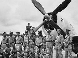 Segunda Guerra Mundial. Pilotos del Escuadrón 201. ESPECIAL