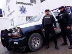 Dos policías resultaron con lesiones tras la refriega. TWITTER/@osvaldo_xhsj