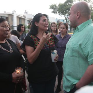 Protestan contra feminicidio de Vanesa en Casa Jalisco
