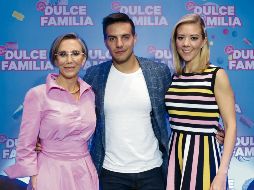 Florinda Meza, Vadhir Derbez y Fernanda Castillo. EL INFORMADOR / F. Atilano