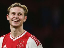 El joven holandés, Frenkie de jong, buscará tener una gran exhibición en uno de sus últimos juegos con el club. AFP