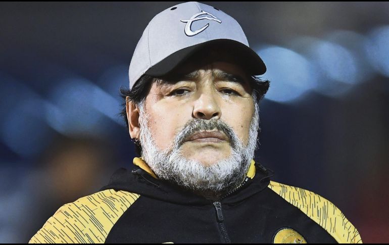 Diego Armando Maradona está satisfecho con lo realizado con Dorados. MEXSPORT