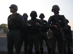 Militares en la base La Carlota. El ministro de Defensa aseguró que la Fuerza Armada Nacional Bolivariana (FANB) 