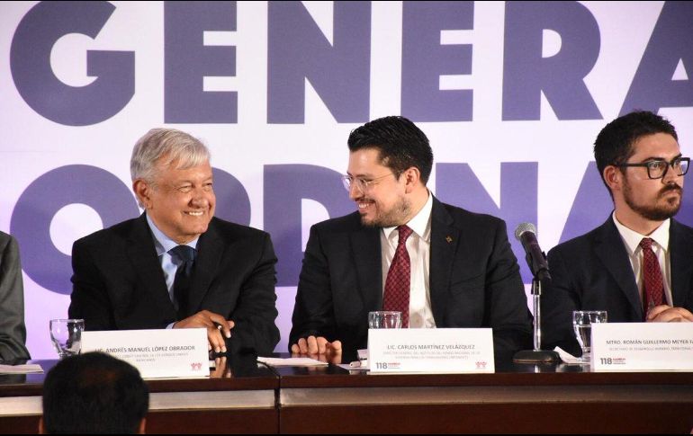 López Obrador encabezó la 118 asamblea general ordinaria del Infonavit. TWITTER / @Infonavit