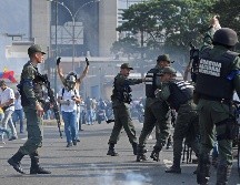 Este martes, un grupo de militares venezolanos se sublevó contra el presidente Nicolás Maduro y en apoyo al opositor Juan Guaidó. F. Parra