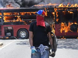 Fotogalería: Enfrentamientos en Venezuela tras llamado de Guaidó